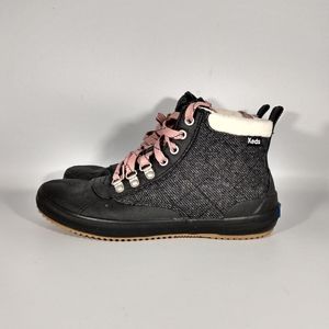 Keds gray wool blend high top sneaker shoes womens 7